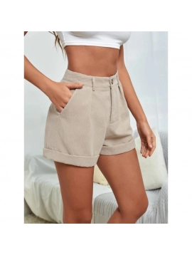 Short Alfaiataria Bege